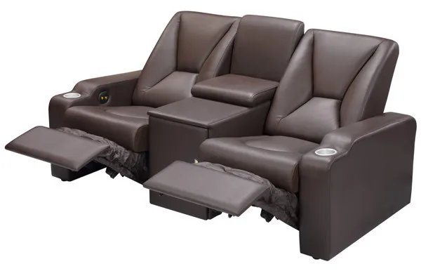 Classic functional leather home theater sofa SJ5806