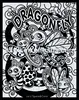 Large Black Velvet Fuzzy Coloring Poster Pack