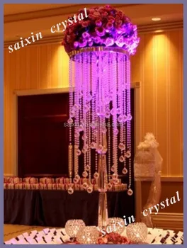 Gorgeous Crystal Flower Stands Wedding Decoration Supplies Buy
