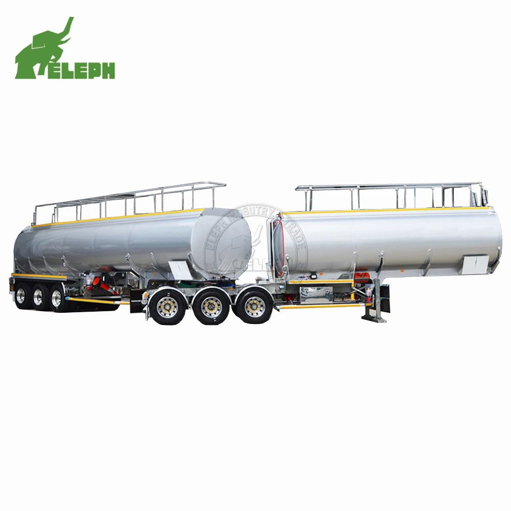 
water oil fuel diesel Double superlink interlink Tank drawbar Trailer for sale (carbon steel aluminum stainless steel) 