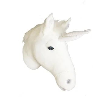 stuffed unicorn head