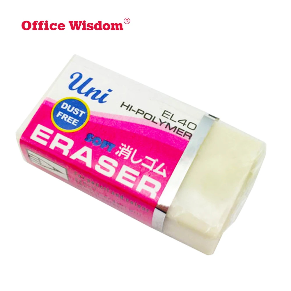 Boao 10 Pieces Double Colored Pencil Eraser Flexible Rubber Erasers for School Office Supplies
