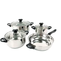 

Newly Product 7-Piece Stainless Steel Home Collection Cookware Set Cooking Pot