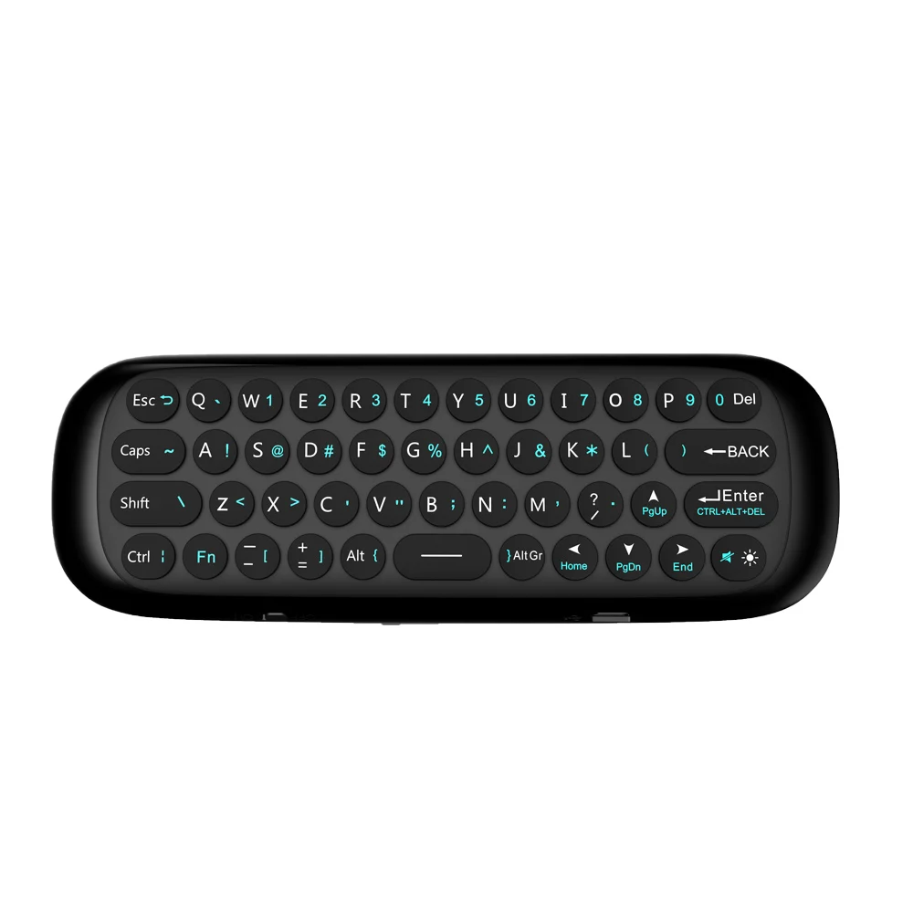 

2018 Latest remote 2.4G Wireless wechip w1 mini keyboard, Black