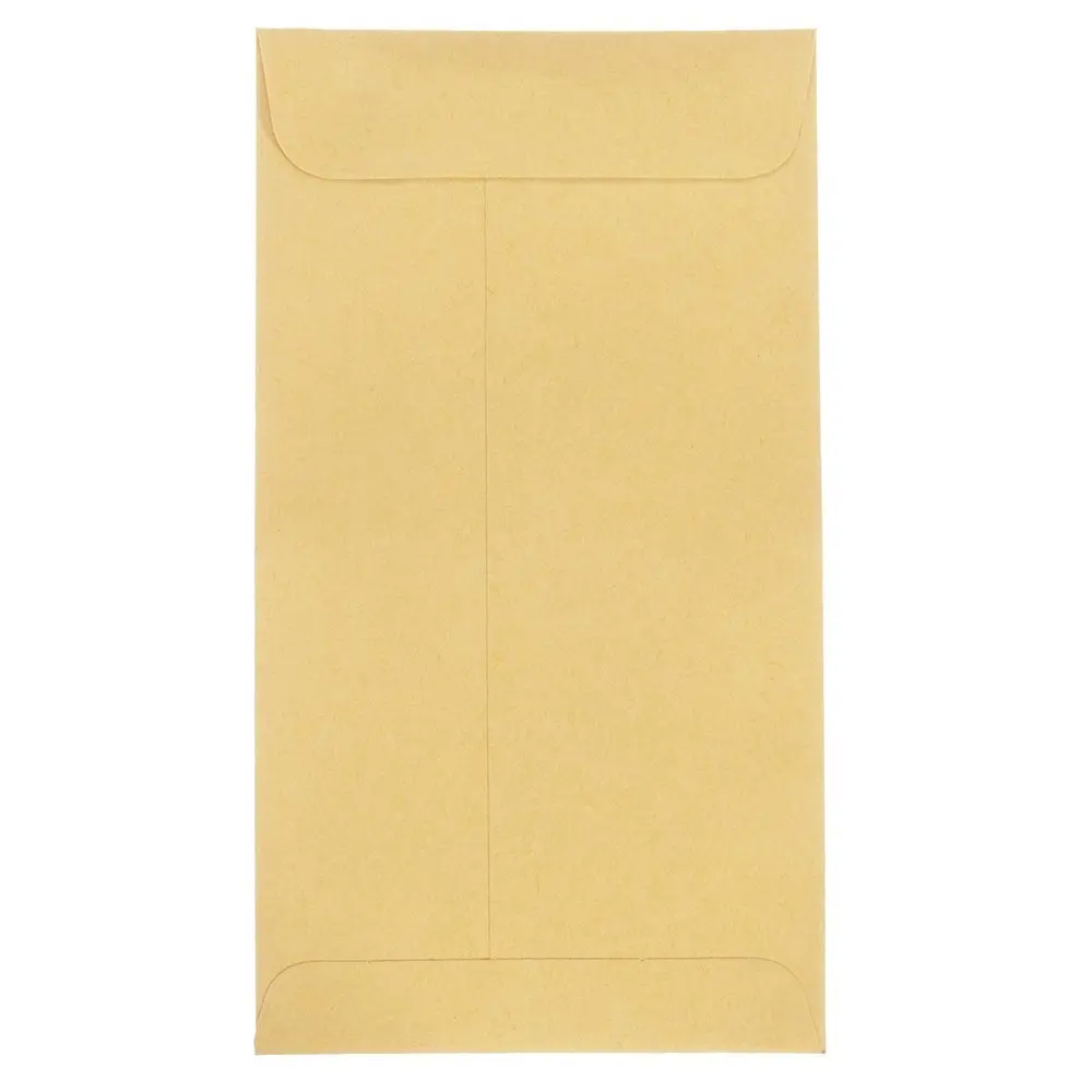 Brown Expanded Small Kraft Paper Seal Water Glue Envelope