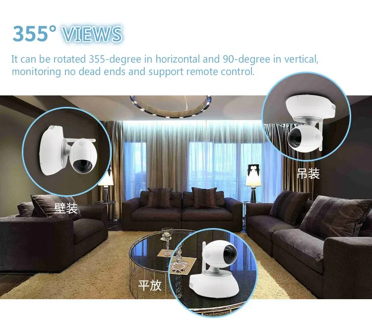 ZigBee wireless IP Camera smart home automation wifi camera