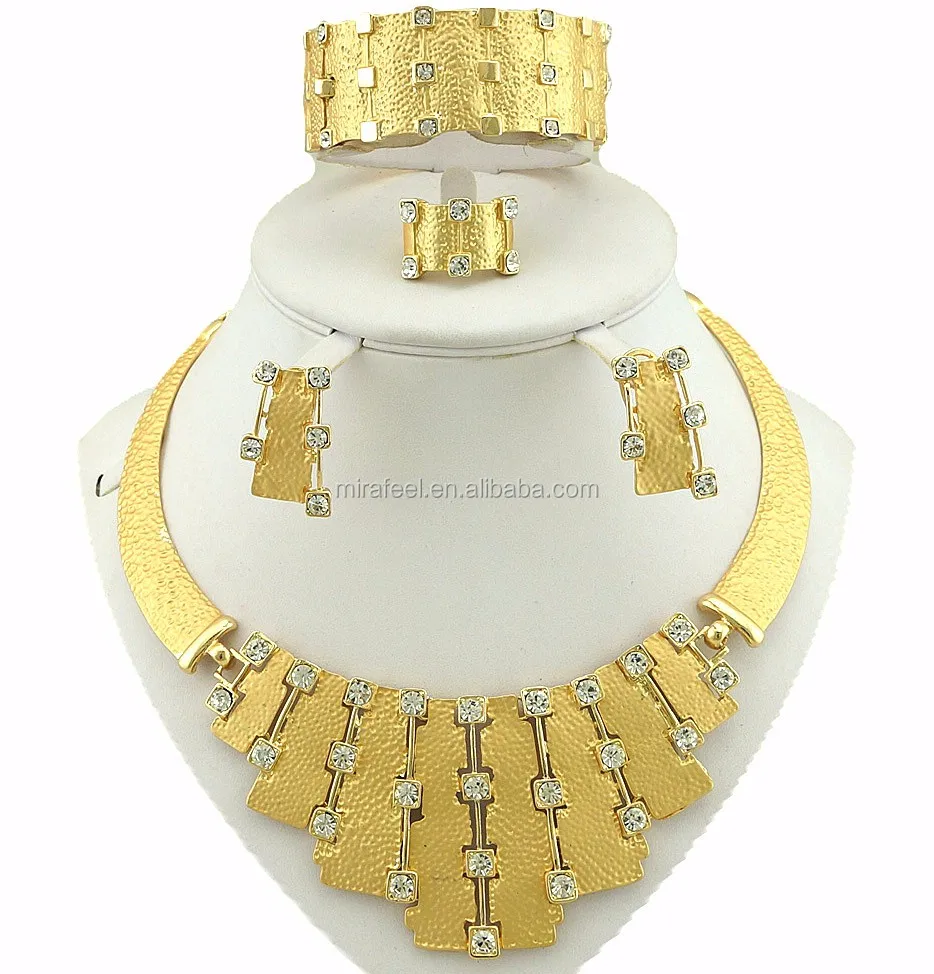 New Hot Selling Gold Jewelry Wholesale Authentic Crystal 14k Gold