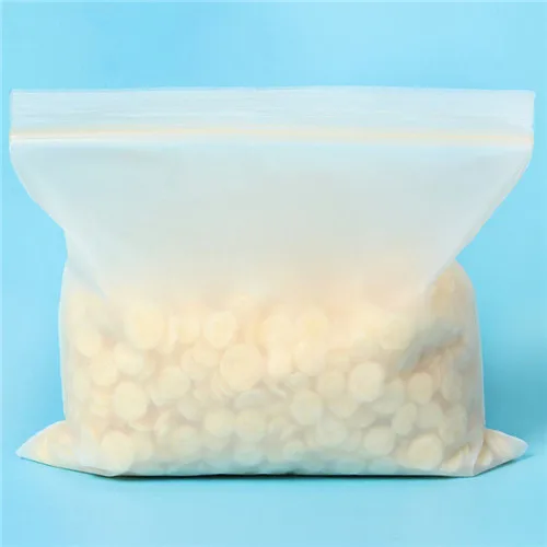 
Biodegradable cron-starch compostable Reclosable zipper bags 
