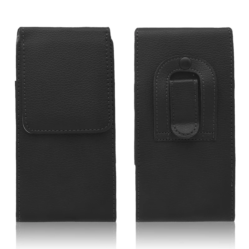 Universal Leather Waist Bag For Iphone 12 13 Pro Belt Pouch Holster For