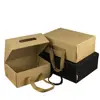 MINI 100PCS in stock Custom handle shoes storage container boxes