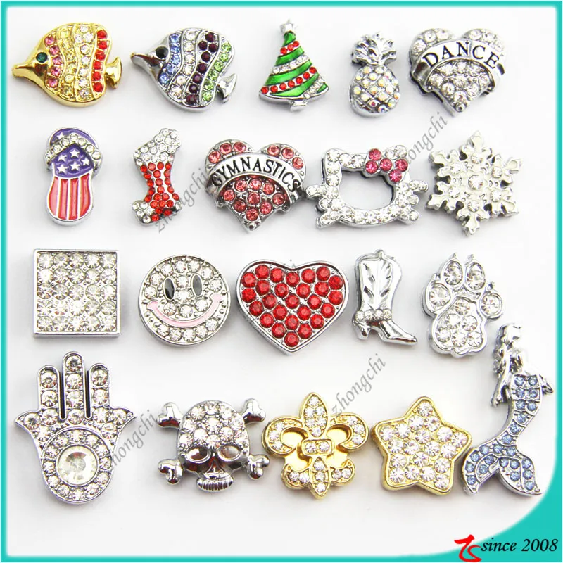 Diy 8mm Slide Charm Slider Charms Could Through 8mm Bracelet,Pet Collar ...