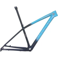 

Wholesale blue carbon T1000 bike frame mtb