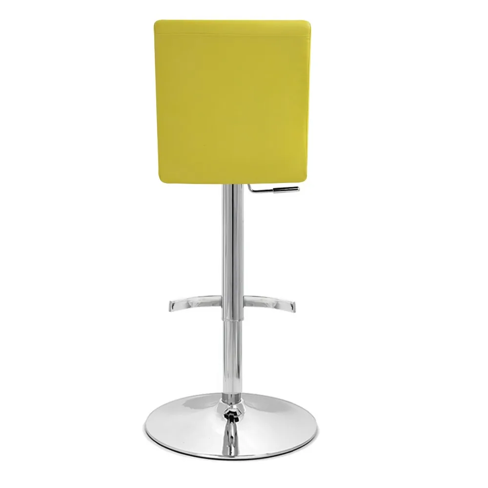 Lime Green Color High Back Kitchen Bar Chair Buy Lime Green Bar Chair