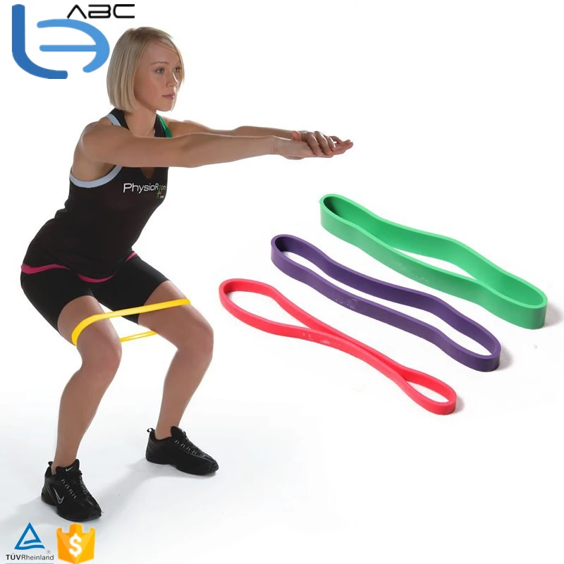 Fitness Resistance Bands Loop Set 3 Level Thick Heavy Crossfit Athletic Power Rubber Bands Workout Training Exercises Equipment