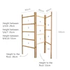 Eco-friendly european custom color wooden decorative screen printing drying rack for sale