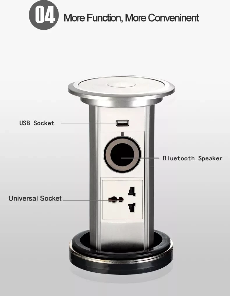 Electrical Supplies Universal Automatic Smart Desktop Socket Tabletop Socket Desk Power Socket