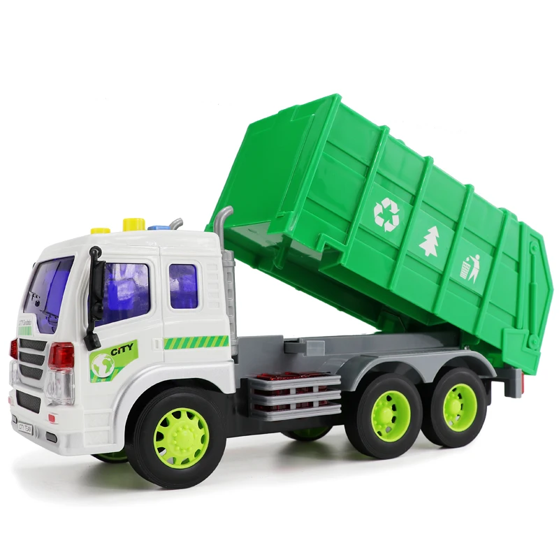 friction powered garbage truck