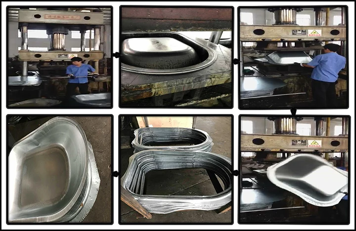 Four Column Hydraulic press Wheelbarrow making machine