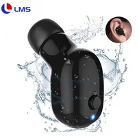 

Waterproof Mini Lightweight wireless bluetooth Earbud Wireless Invisible Earphone with Mic&USB Charging Port