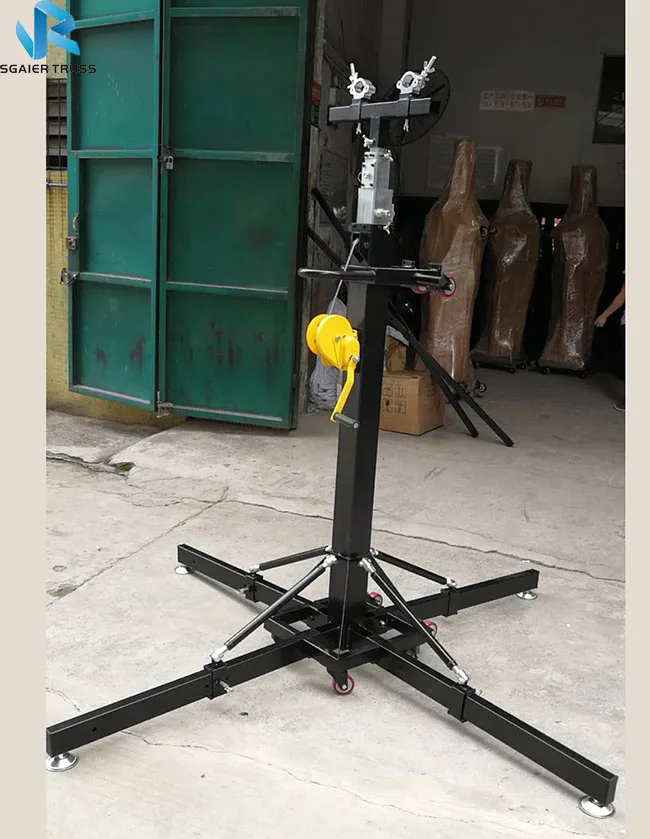 Heavy Duty Line Array Lift 250kg Speaker Crank Stand Factory Price