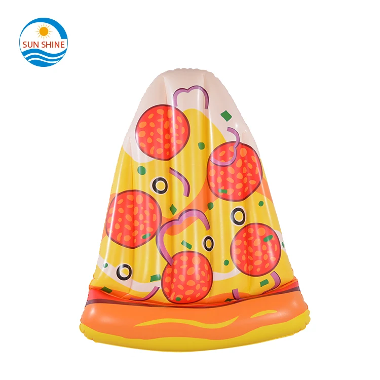 

In stock wholesale summer party custom pool float for adults inflatable pizza swimming pool float, Customized color