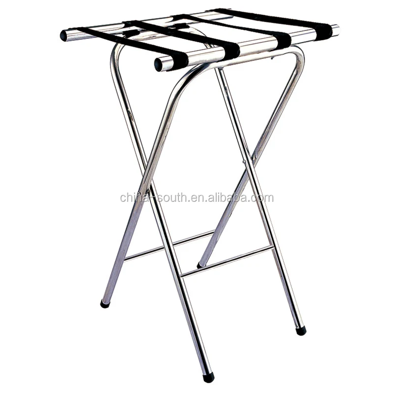 
Folding stainless steel Tray stand rack 