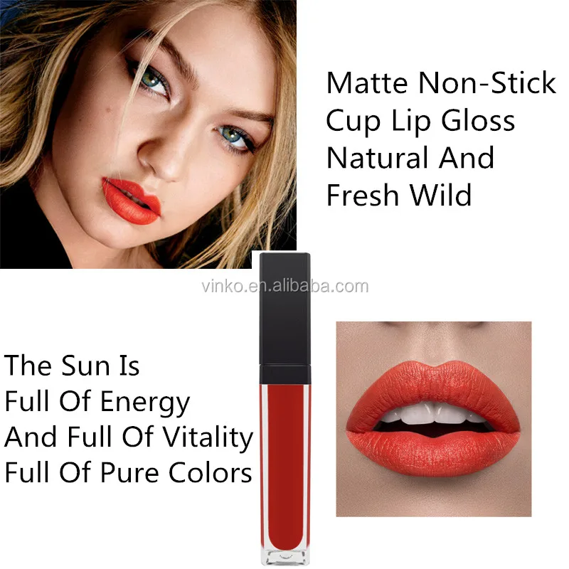 Long Lasting Matte Liquid Lipstick Waterproof Lip Gloss Private Label Lip Stick