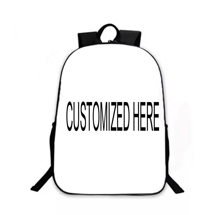 

Custom Print Student Backpack Blank Sublimation Children Kids Custom Backpack With Logo, As picture
