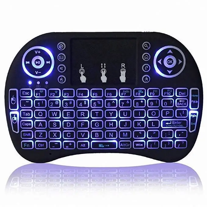 

Hot Selling 2.4Ghz Wireless Mini Keyboard I8 Wireless Backlit Keyboard, 3 color
