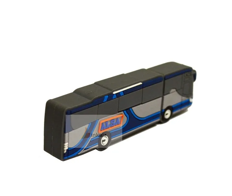 Promotion gifts sticks Customized car taxi school bus Shape usb flash drive PVC USB Drive - ANKUX.COM