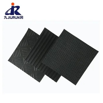 Anti Skid 6mm Waterproof Thin Rubber Flooring Mats Roll Outdoor