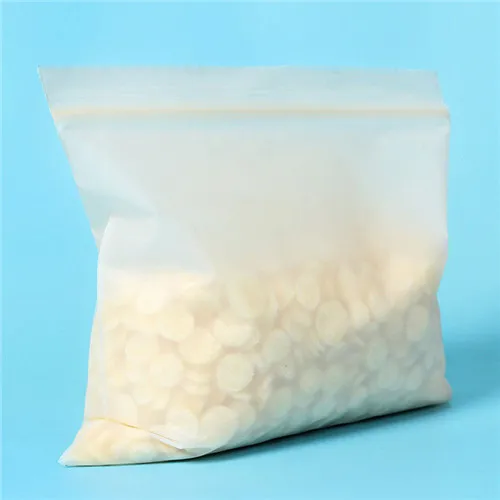 
Biodegradable cron-starch compostable Reclosable zipper bags 