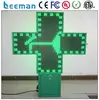 high quality 3d led pharmacy cross display Full color led pharmacy cross croix de pharmacie with edit software