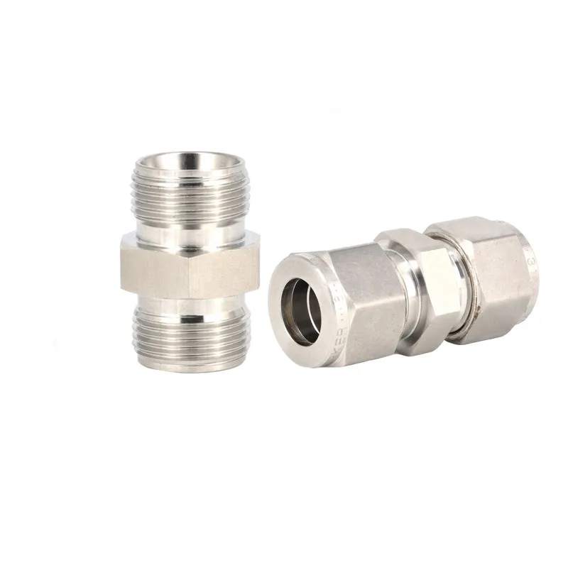 Yclok Customized Stainless Steel Double Ferrules Tube Fitting For Steel ...