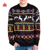 

Unisex Adult Knitted Christmas Ugly Jumper Custom Men Christmas Sweater