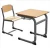 Metal frame school furniture / Play School Desk and Chair,Classroom desk and chair,single students desk chair