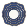 Cheap charger plate quick express wholesale gold charger plate blue luxury porcelain plates for wedding