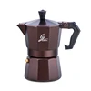 Multiple sizes aluminum portable concentration coffee pot maker