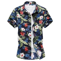 

Mens Hawaiian Shirt 3D Printed Pattern Short Sleeve Casual Shirt