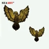 Small And Big Powerful Gold Eagle Heat Transfer Label