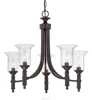 Luxury Drop Chandelier Lamp Bubble Glass Hanging Pendant Lighting