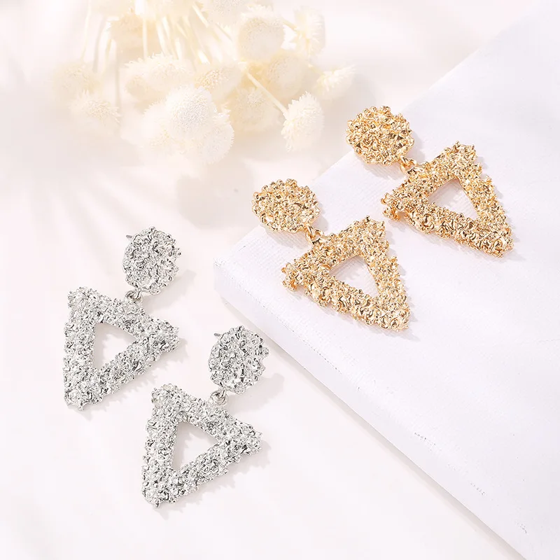

Chic Metal Drop Shell Geometric Vintage Pendientes Earrings For Women