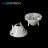 Mirror surface diameter 50mm led lens narrow beam angle 3 degree lens with holder and pins