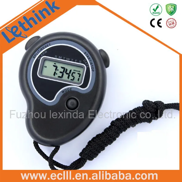 Oem Cheap Digital Stop Watch Timer,1/100 Second Precision Sports