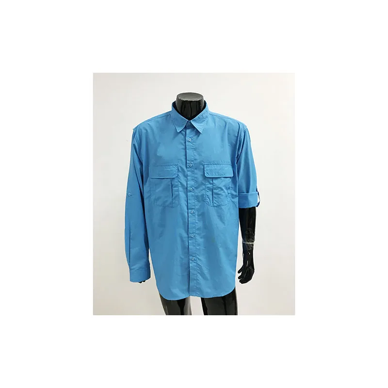 

ZX UV Long Sleeve Polyester Quick Dry Custom WHOLESALE FISHING SHIRTS LONG SLEEVE