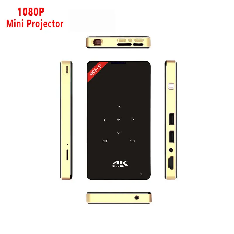 Attractive and durable pocket projector Mini Projector H96-P Portable LED Video Projector