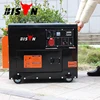 BISON(CHINA) BS6500DSE 5000w 5kva Air-cooled Small Soundproof Portable 186F Engine 5kw Diesel Generator Self Start
