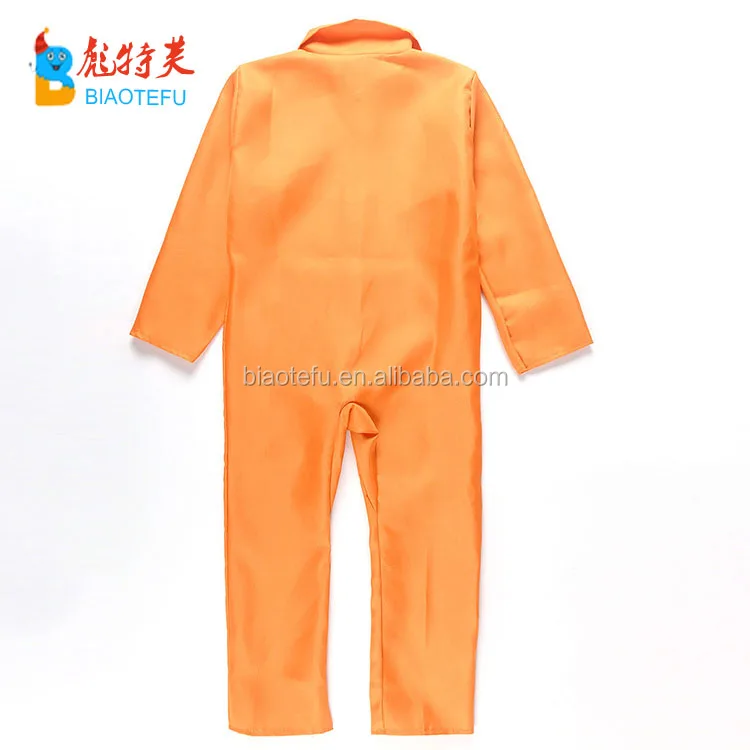 Cheap Kids Orange Prison Jumpsuit Cosplay Costume Buy Instock