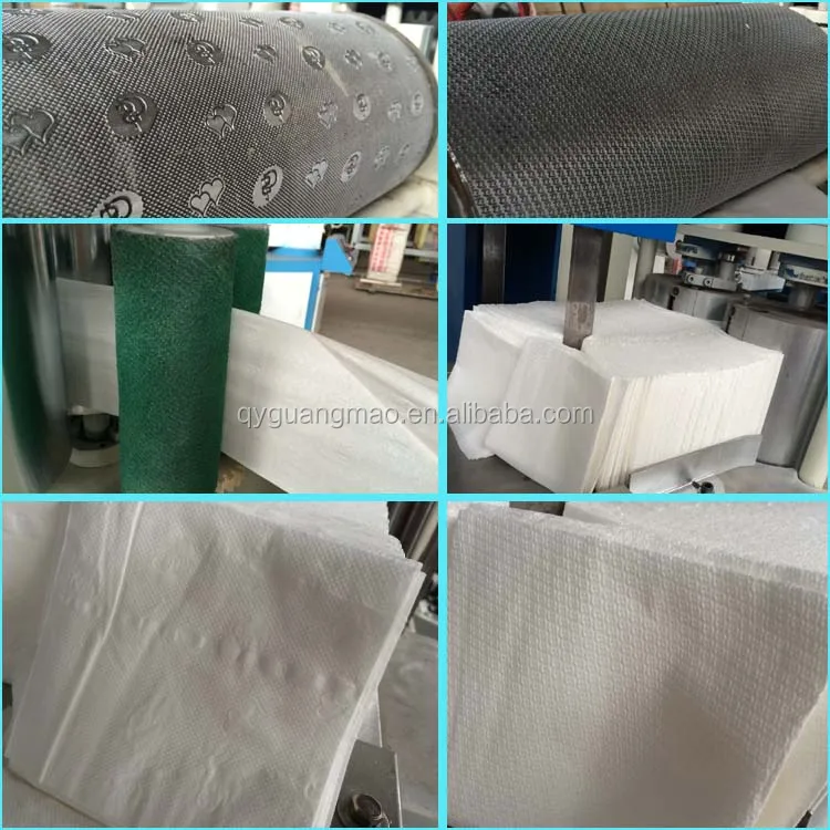 Embossing Napkin Folder and Slitting Equipment For The Production of Napkins, High Quality Serviette Making Machine For Sale