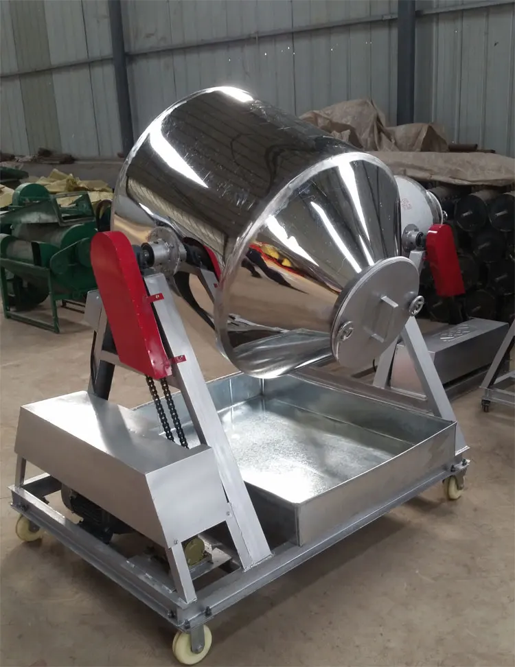 Strongwin 100kg/p Syth Small Mobile Manual Portable Feed Mixer Machine